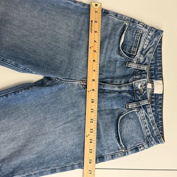Jonathan Simkhai Laurel Canyon High Rise Cropped Ankle Boot Jeans Size 24